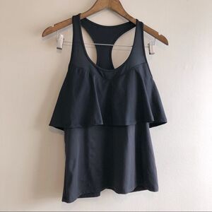 ✨$8 CLEAR-OUT✨ Fabletics Ashlynn Racerback Built In Bra Sport Tank Top Black